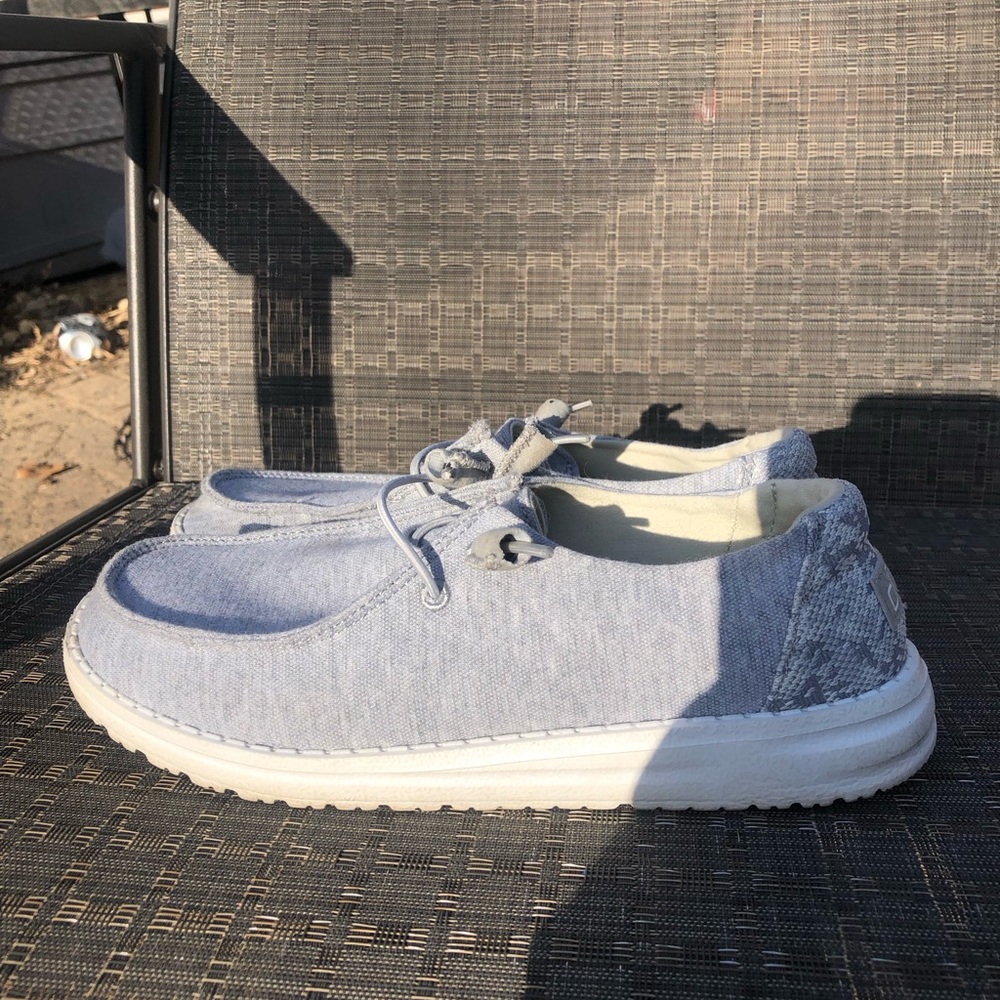 Wendy stretch fleece glacier gray Hey Dude shoes